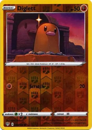 Darkness Ablaze Diglett #84/189 reverse holo